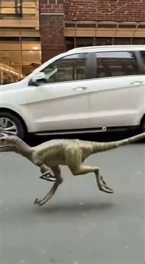 A Dinosaur Just Took Over the City Sky 🦖🚁