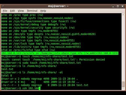 How to mount NFS Share to your Workstation