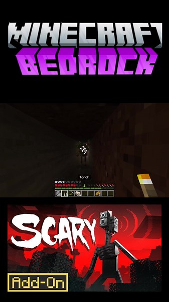 Download Scary Bedrock Addon for Minecraft