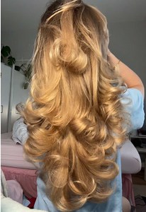 The results are crazy #hair #heatlessblowout #heatlesscurls #blowout #hairhealth