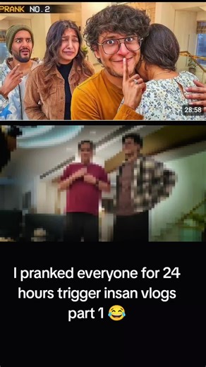 I pranked everyone for 24 hours trigger insan vlogs part 1 #triggerinsan #trending #foryou #viral
