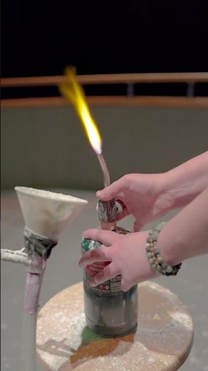 Dust Can Be Explosive?! Watch This! 💨🔥 #FireScience #CoolExperiments #Boom #ScienceExplained