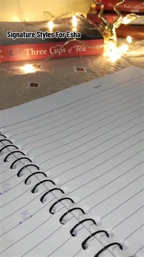 Unique Signature Styles for Name Esha