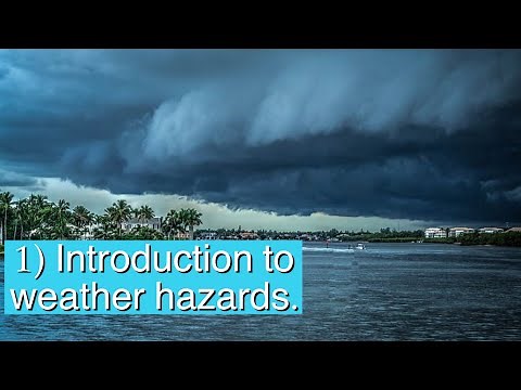 Introduction to weather hazards.