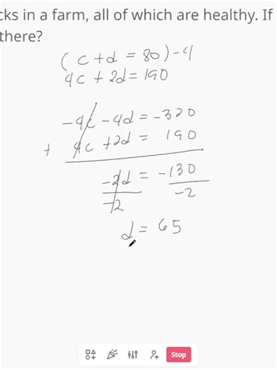 Learn how to solve this algebra problem the smart way ✏️ Follow for more quick math lessons! #MathTok #AlgebraHelp #LearnOnTikTok #StudyTips #MathTutorial