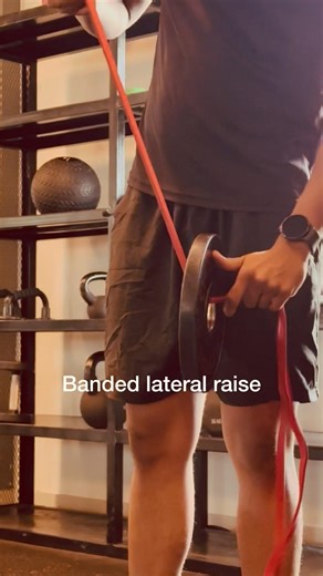 Banded lateral raise