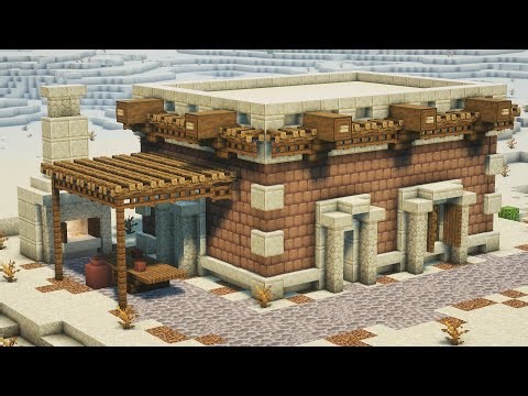 Starter desert house in minecraft