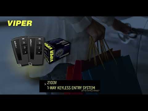 VIPER 2103V – The Ultimate 1-Way Keyless Entry System!