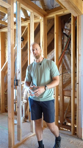 Precision makes perfect. Our team is in the thick of shimming and shaving—making sure every wall, doorway, and hallway is perfectly plumb. It’s the kind of work most people never see, but it’s what sets a Dennis Miller Home apart. Because true craftsmanship isn’t just about what you notice—it’s about what you don’t have to. | Dennis Miller Homes