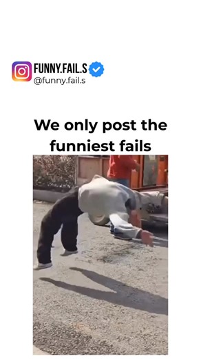 Funny Fails on Instagram: "A high-energy street performance turned into a viral comedic highlight when an impressive stunt transformed into a high-stakes traffic disaster. One second the man is successfully executing a celebratory backflip on the road, the next he is discovering that busy streets offer a unilateral awareness challenge. This wasn’t a standard gym routine—it was a high-visibility transit failure where the performer was struck by a moving vehicle immediately after landing his flip 