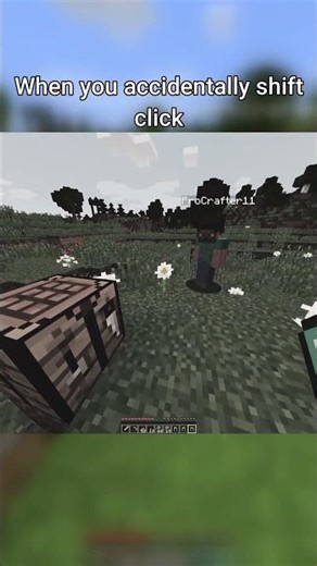 When You Shift Click While Crafting In Minecraft