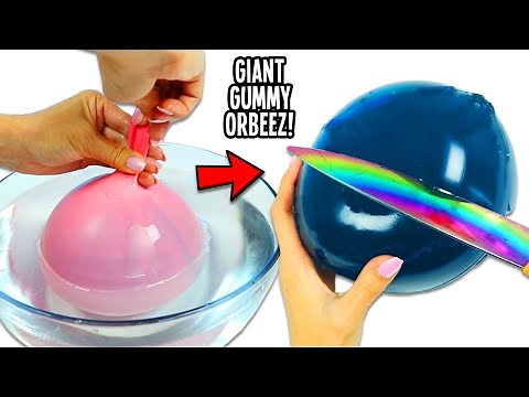 Making a Giant Edible Orbeez Using a Balloon Experiment!