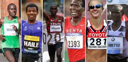 Quem são os 6 melhores corredores de maratona de todos os tempos?
