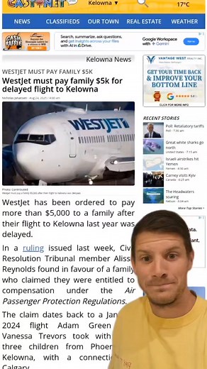 Checkmate Westjet. | Adam Green