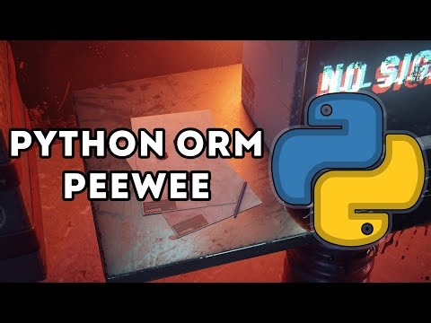 ORM PEEWEE для PYTHON / удобное управление базами данных через классы