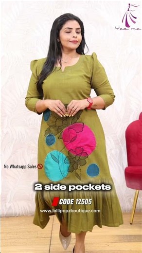 Yeame Cotton tier Dress Product Code(12505)