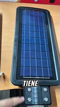 Foco Solar LED con Sensor. ¡Ilumina sin cables! se enciende SOLO cuando detecta movimiento. #chile