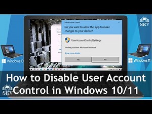 How to Enable/Disable UAC in Windows 10/11 | How to Disable User Account Control (UAC) in Windows 10
