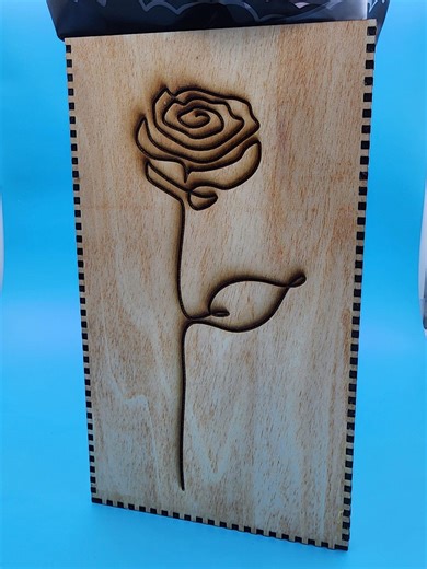 Wooden Box for 1/2 Dozen Roses- - Roses Not Included - Etsy