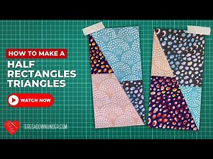 How to make a half rectangle triangle