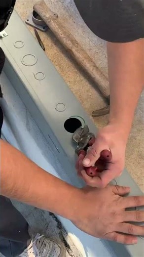 ￼Installation of a 4x4x36 electrical gutter junction box. #diy