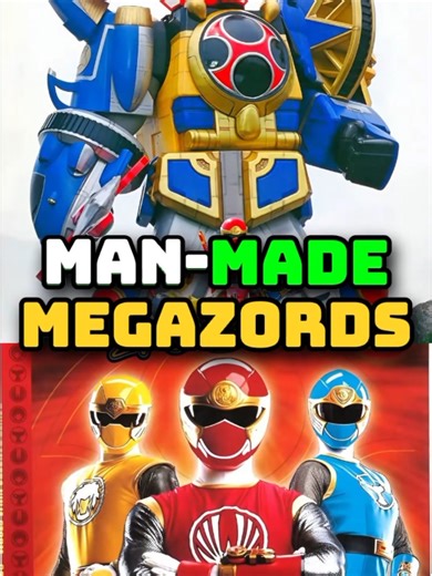 Exploring Man-Made Zords in Power Rangers