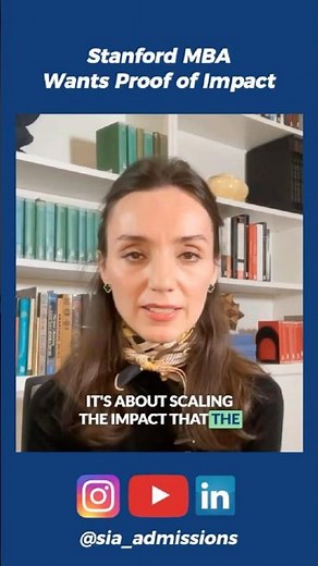 Stanford MBA Wants Proof of Impact