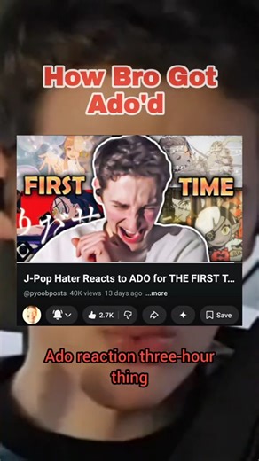 💙🔥How Pyoobposts got Ado'd🌍♥️ #adojpop #adoreaction #adomination #adoutaite #ado #jpop #jrock