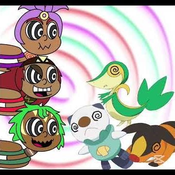 Laskey Mara and Kalki hypnotize Pokémon #tikitaktribe #unovastarters #hypnotized