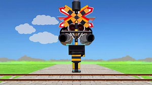 Animasi Kartun Lucu Tentang Kereta Api