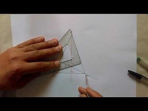 Construction de l'orthocentre d'un triangle