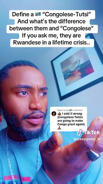 Replying to @Liza🇨🇩 Define a “Tutsi-Congolese” oh wait… it’s just a made up name, not an actual tribe, just a community that was formed by refugees running from war in Rwanda. Then you find out that it’s truly the Banyamulenge that do not want to be 100% Congolese and want to hold onto their Rwandese heritage and languages. It’s fine but take that 💩 back to Rwanda please and thank you, this land WILL NEVER BELONG TO YOU! #banyamulenge #m23rebels #peepgametv #rwandavscongo #rwandatiktok🇷🇼 #c