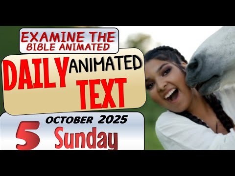 JW DAILY ANIMATED TEXT 🔵GENTLENESS ✅ EXAMINE THE BIBLE ANIMATED