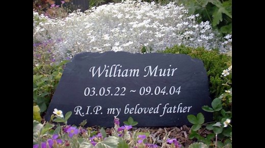 Slate Headstone Memorials great for gardens and churches UK