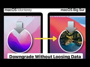 How to Downgrade from macOS Monterey to Catalina or Mojave WITHOUT Time Machine & LOOSING DATA