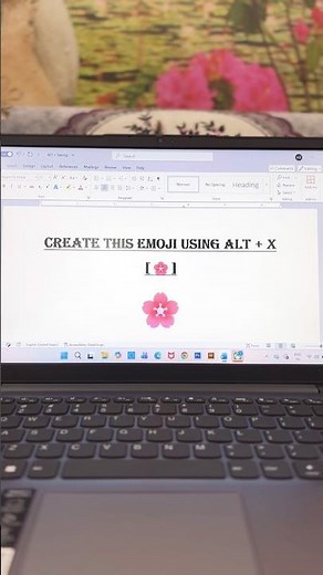 🌸 Flower Emoji Unicode Codes | Type These in MS Word Using ALT + X #shorts #youtubeshorts