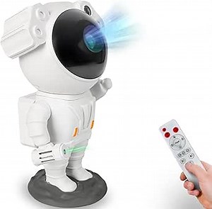 Astronaut Galaxy Proiector, Moon, Nebula, Star Projector Lights for Ceiling Bedroom and Living Room, Space Projection Night Light with Remote Control and Timing Function