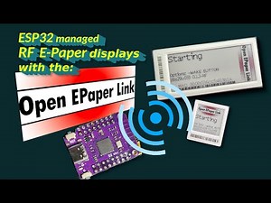 ESP32 controlled E-Paper price tags The OpenEPaperLink startup guide
