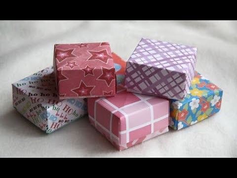 Tuto : Faire une boite en papier