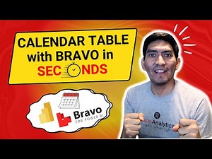 Create a CALENDAR Table like a Pro with BRAVO for Power BI