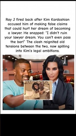 Ray J vs. Kim Kardashian: Bar Exam Feud#rayj#kimkardashian #queenbey