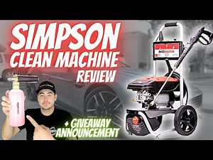 Simpson Clean Machine Electric Pressure Washer Review | Power Washer