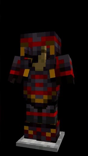 BETTER netherite armor texture!! #minecraft #resourcepack #texturepack #gaming