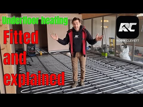 Underfloor heating system fully fitted ready for screeding