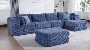 Latitude Run Modular Sectional Sofa Unboxing and Assembly Guide