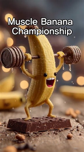 Muscle Banana Championship 💪🍌 | Too Funny to Miss!