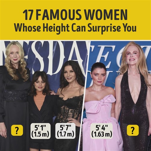 189K views · 449 reactions | 17 Famous Women Whose Height Can Surprise You | Bright Side | Facebook