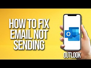 How To Fix Outlook Email Not Sending
