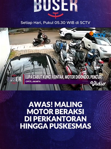 Aksi maling motor semakin marak terjadi di berbagai tempat. Seperti di kasus-kasus berikut. Saksikan berita kriminal lainnya di Buser setiap hari pukul 05.30 WIB di SCTV. #newssctv #busersctv #buser #serang #serangbanten #foryoupage #beritaditiktok