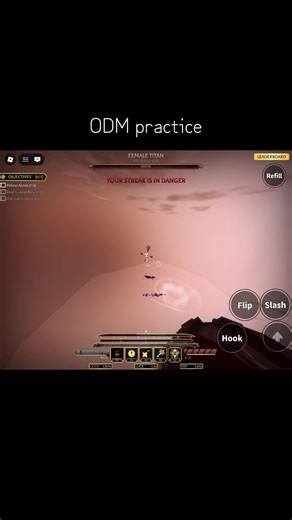Master ODM Practice in Roblox with Attack on Titan